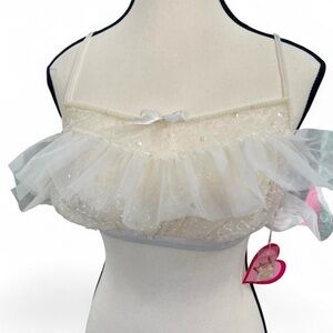 Dyspnea Heart Bralette NWT